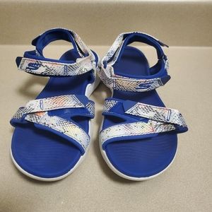 Skechers Women's Go Golf 600 Charms Golf Sandal 17018BLMT Blue Ladies